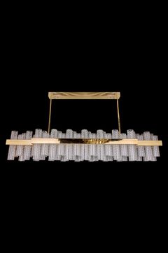 Подвесная люстра LED 215W 3000K/4000K/5500K LE7727/1500L Gold золото Luna Leon