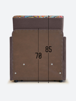 Кресло-кровать "Миник" с подлокотниками, купон Хаски