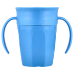 Dr. Brown's, Milestones ™, Cheers360 ™, переходная чашка без носика, от 6 месяцев, синий цвет, 200 мл (7 унций)