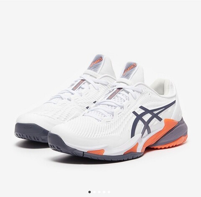 ASICS, COURT FF 3, WHITE/GREYISH PURPLEI, MEN, US 10 /EUR 44 /UK 9 /СМ 28