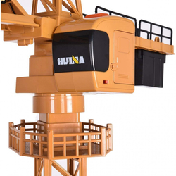 Радиоуправляемый башенный кран HUI NA TOYS масштаб 1:14 2.4G - HN1585 , обновленная с Lion аккумулятором