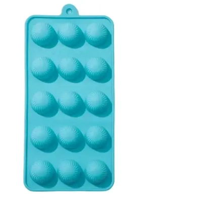 Форма для шоколада Доляна «Шарики», 24×11,5 см, 15 ячеек (d=2,8 см), цвет МИКС