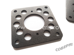 Фланцы крепежные декоративные для крепления октальных 8-pin ламповых панелей ПЛК-8, ПЛ8-2К