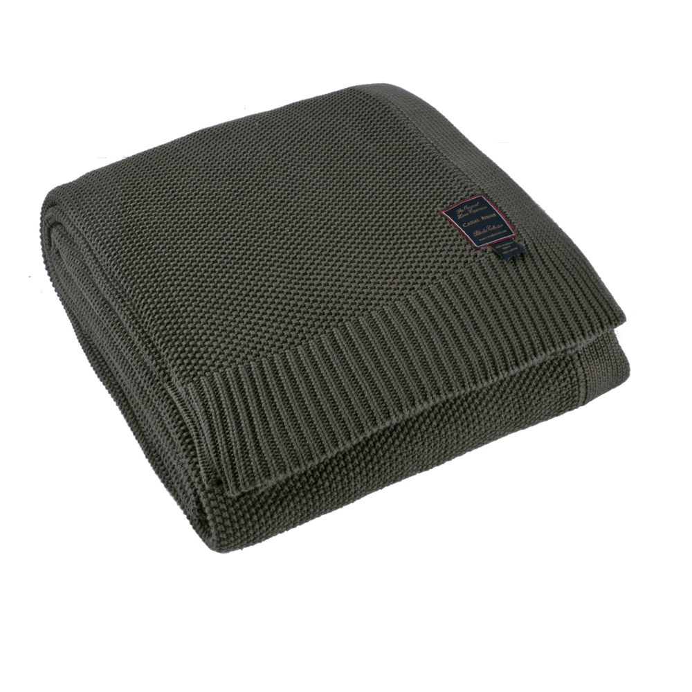 Элитный плед-покрывало Fulham оливковый от Casual Avenue