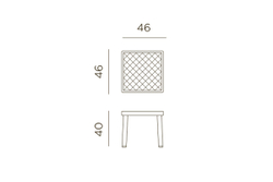 Столик Nardi Rodi, antracite