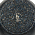 Кастрюля алюминий, антиприг, 4 л, с крыш, крышка стекло, кругл, Мечта, Гранит star, 44803И, сер