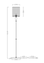 Напольный светильник (торшер) Freya FR5093FL-01CH