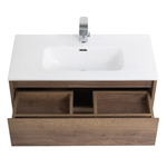 Тумба подвесная с раковиной BelBagno KRAFT 39-800/390-2C-SO-RT