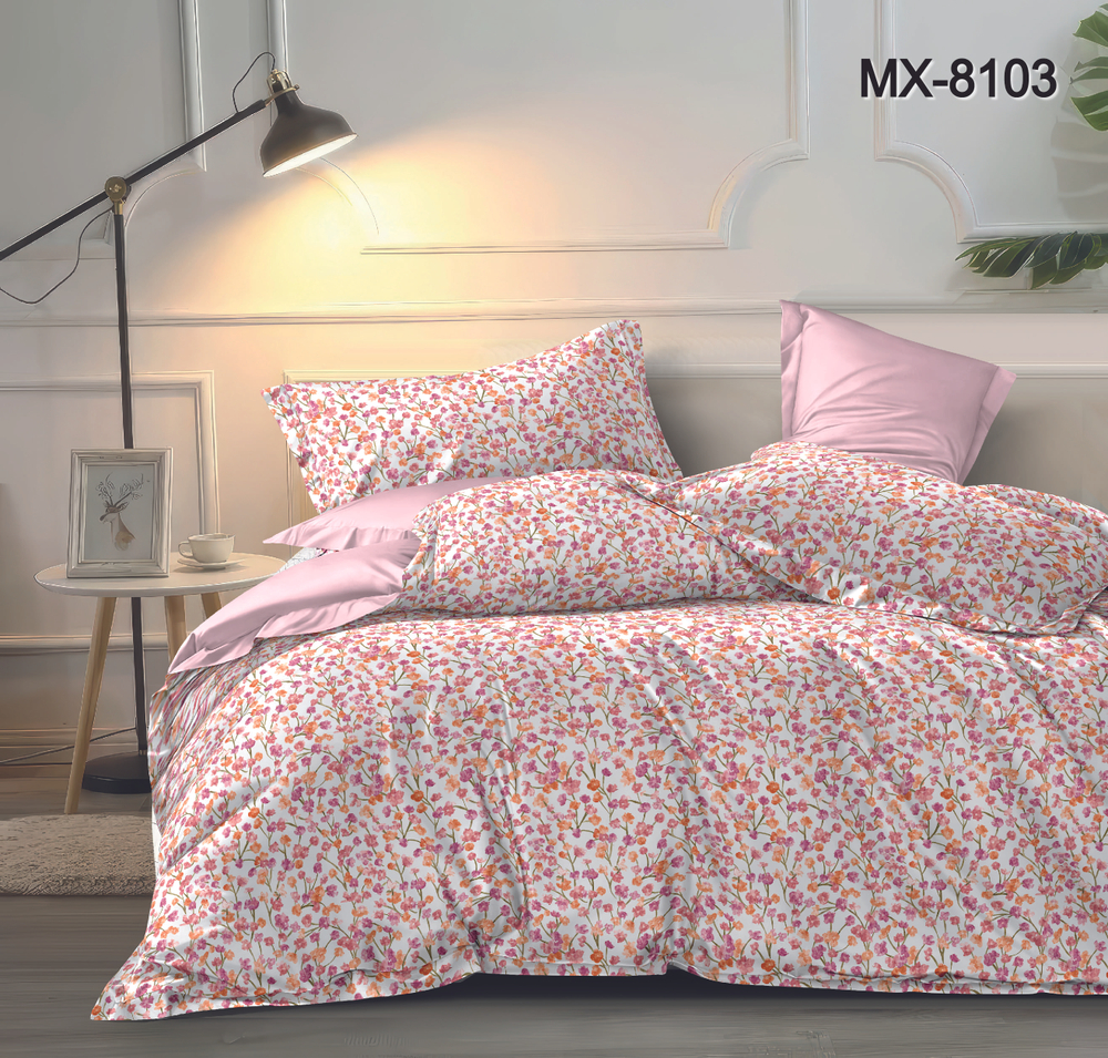 КПБ Дуэт с простыней на рез. 180х200 ПОПЛИН "П10"