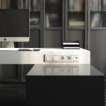 Выключатель одноклавишный проходной (перламутровый рифленый) W1112013