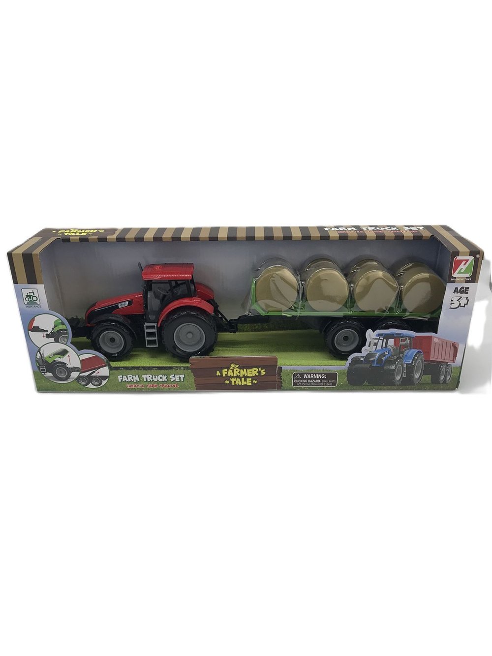 Игрушка Трактор Ферма цвет красный (550-8J-1)