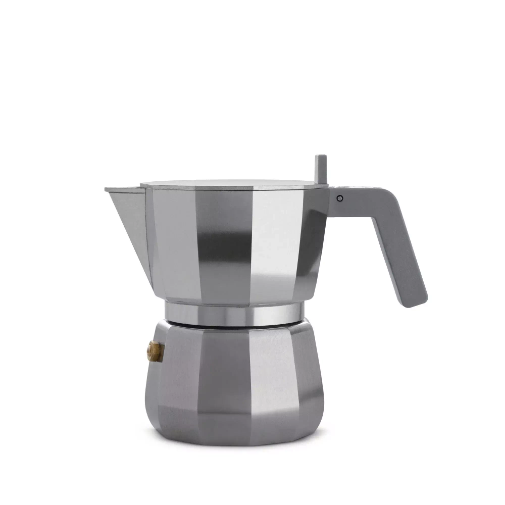 Alessi - Алюминиевая Турка кофеварка  Moka на 3 чашки. / артикул   DC06/3  / GTIN 8003299434985