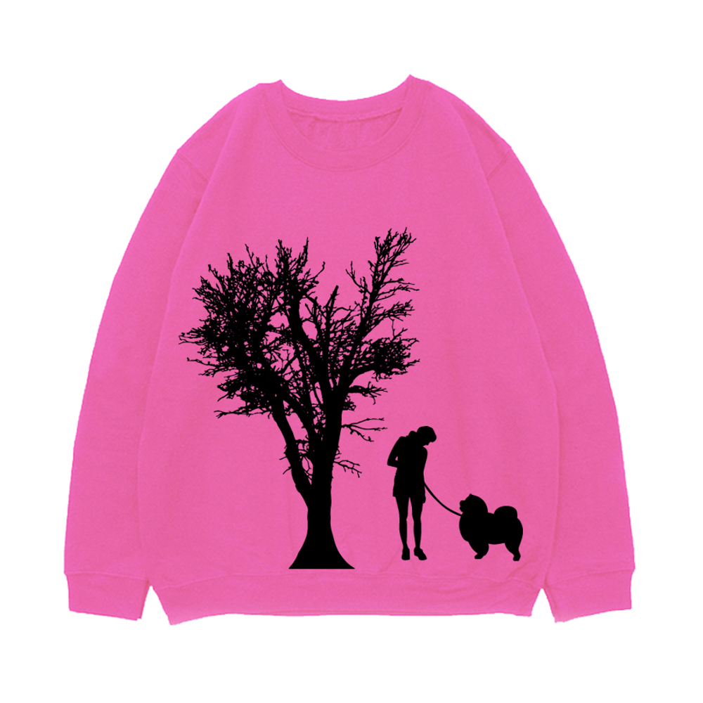 Свитшот "Прогулка с Чау"