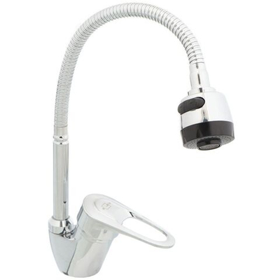 Смеситель для кухни, Solone, гибк излив, с картриджем, хром, LOP4-B043