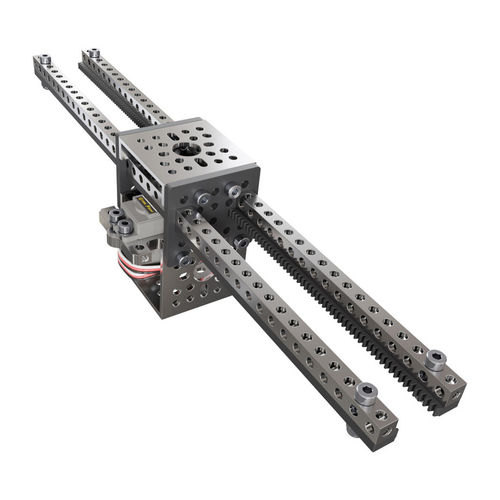 Servo-Driven Gear Rack Kit (11kg Thrust, 145 mm/sec, Dual Gear Rack)