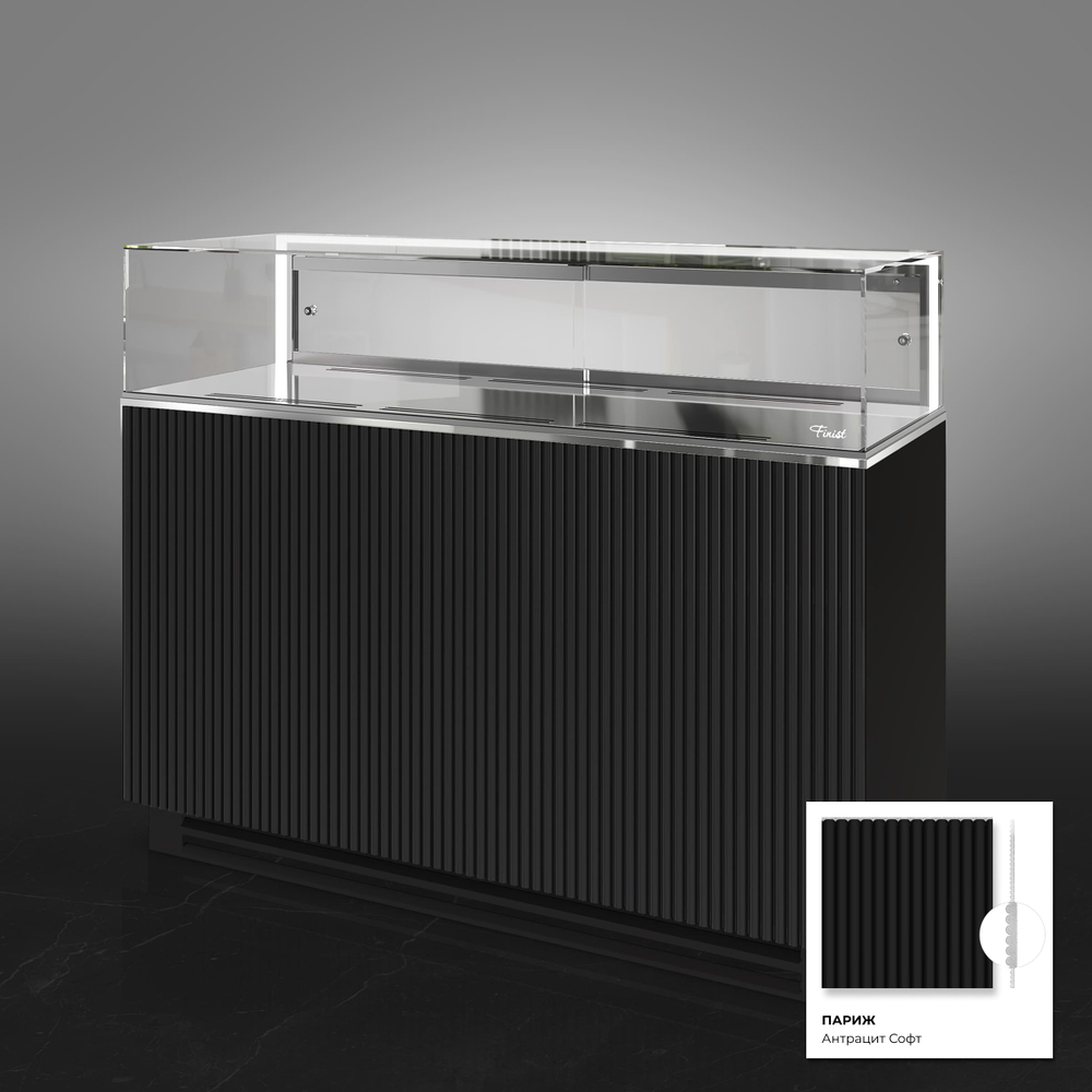 Кондитерская напольная холодильная витрина Finist GLASSIER 58 LUX