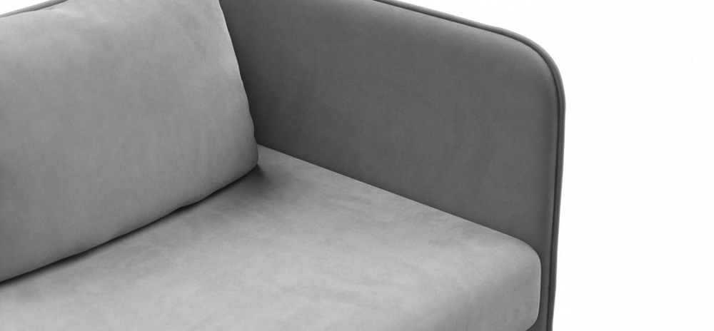 Тахта Ирис Велюр Монолит сталь