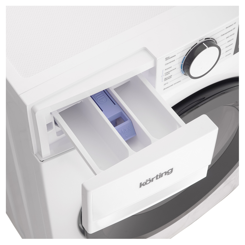 Узкая стиральная машина с паром Korting KWM 45IS148