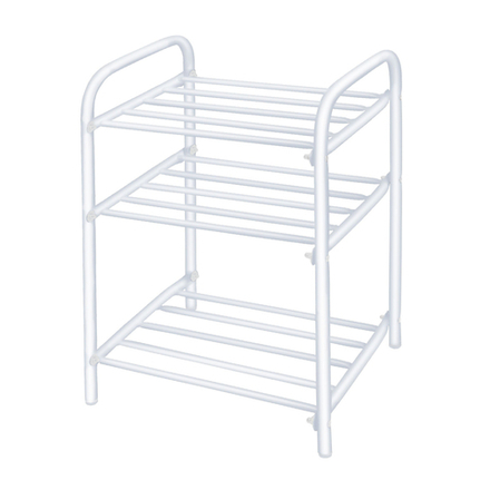 Этажерка "Комфорт 1" трёхярусн 50х33х45см матовый белый НИКА ЭТК1/МБ
