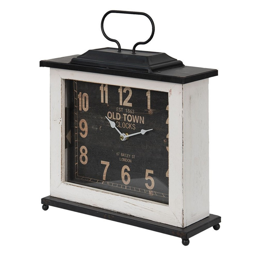 Часы "Old Town" 36x10x32см / 1xAA Дерево,металл