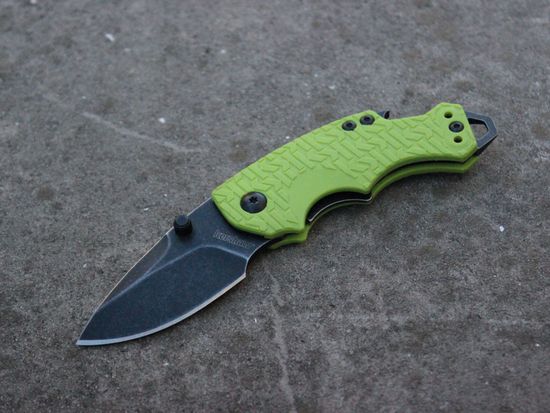 Складной нож KERSHAW Shuffle 8700LIMEBW c клинком из стали 8Cr13MoV, рукоять GRN