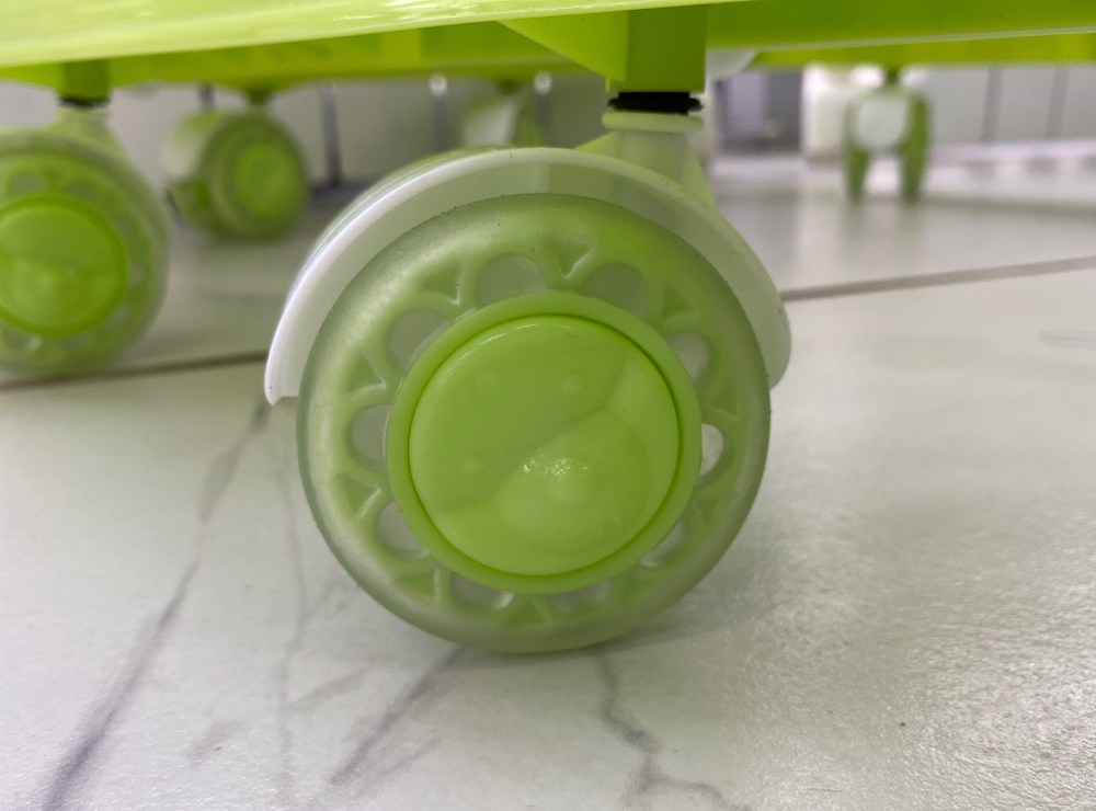 Ходунки "ABC C" 8 силиконовых колес, муз. (INDIGO) (зеленый)