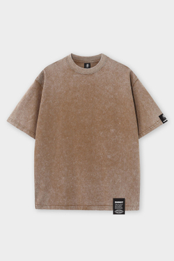 Футболка SHMOT "BLANK" GARMENT DYE Бежевый