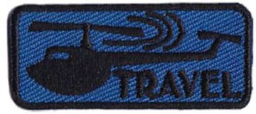 Нашивка Путешествие синий