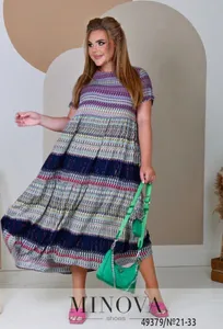 Платье 21-33-синий Minova