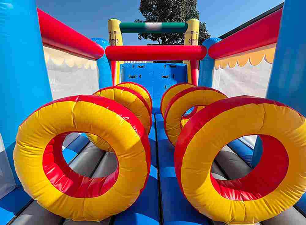 Коммерческая надувная полоса препятствий «Спорт-Актив», 12×3×4 м