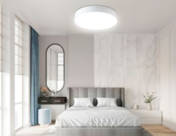 Потолочный светодиодный светильник с пультом ДУ 60W 3000-6500K FZ1355 WH белый ORBITAL Air Ambrella