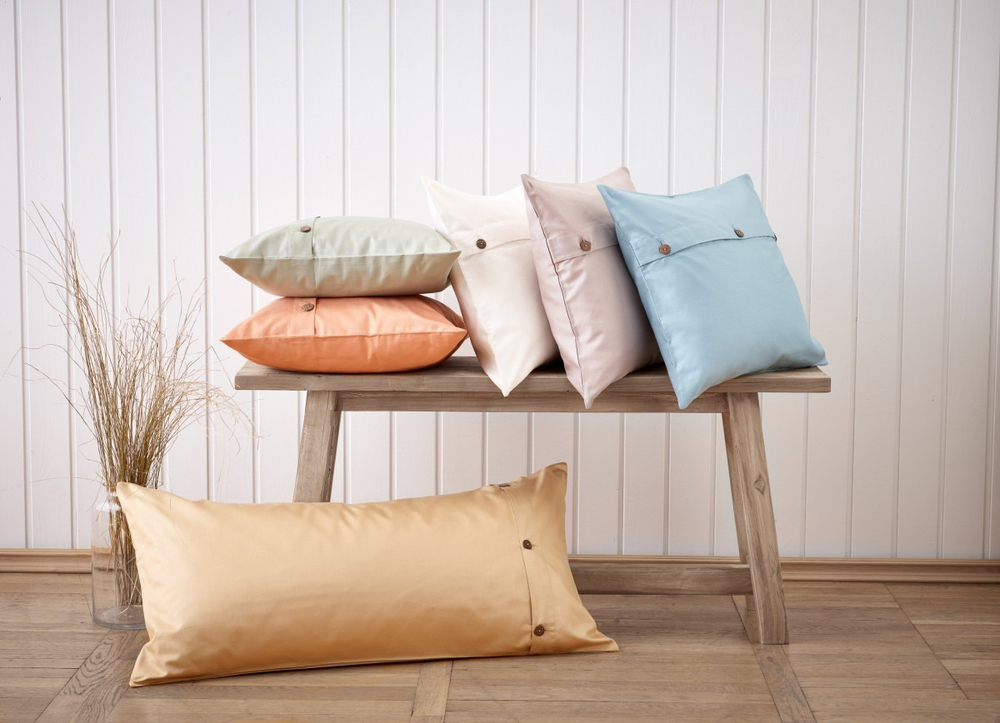 Наволочка 65х65 Curt Bauer Tender 9028 taupe бежевая