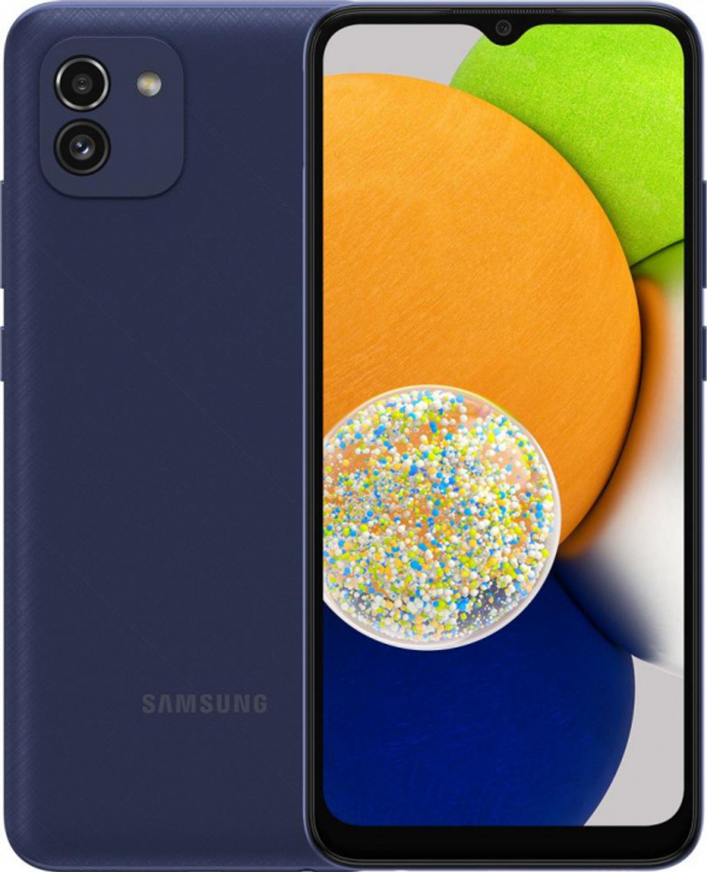 Смартфон Samsung Galaxy A03 64GB Blue SM-A035FZBGSER