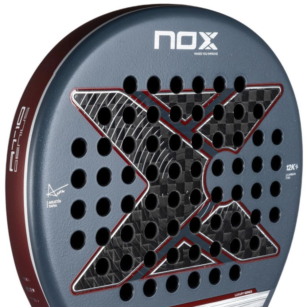 Ракетка для падел тенниса NOX AT10 Genius 12K by Agustin Tapia 2025
