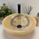 Раковина из оникса Bowl Yellow TinLip BO-62926 40*40*15 140
