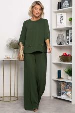 Костюм трикотажный Альберта (темно-зеленый) К14342-10М LT Collection