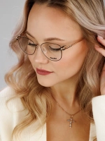 Оправа для очков для зрения металлическая брендовая