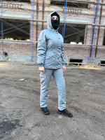 Женская горка Валькирия флис / осень-зима / серо-голубой