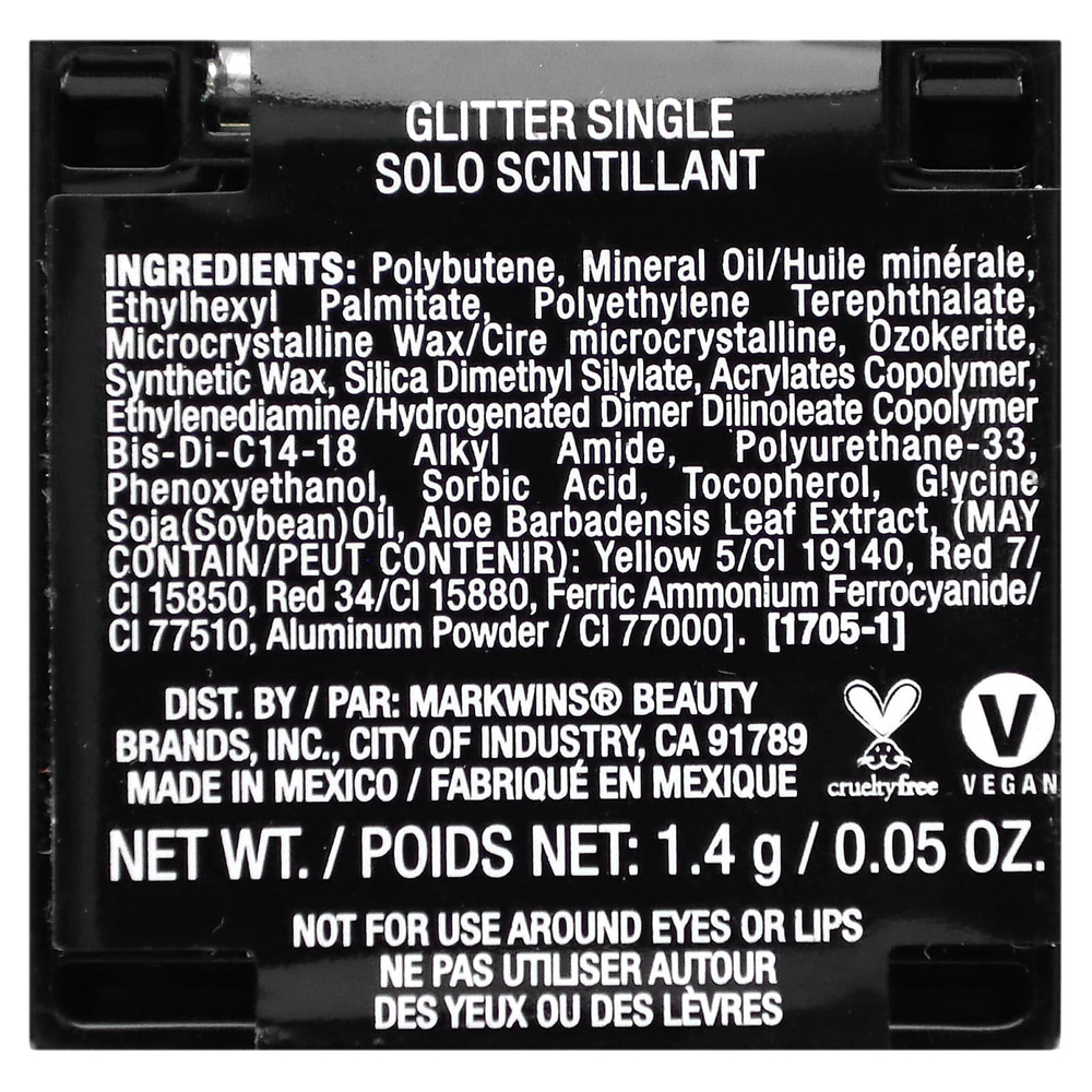 wet n wild, блестки, одиночный, с шипами, 1,4 г (0,05 унции)