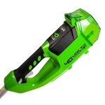 Greenworks GD40SS30K2 40В аккумуляторная снегоуборочная лопата (1 x 2 Ач, ЗУ) ковш 30 см, выброс 6 м 2600807UA