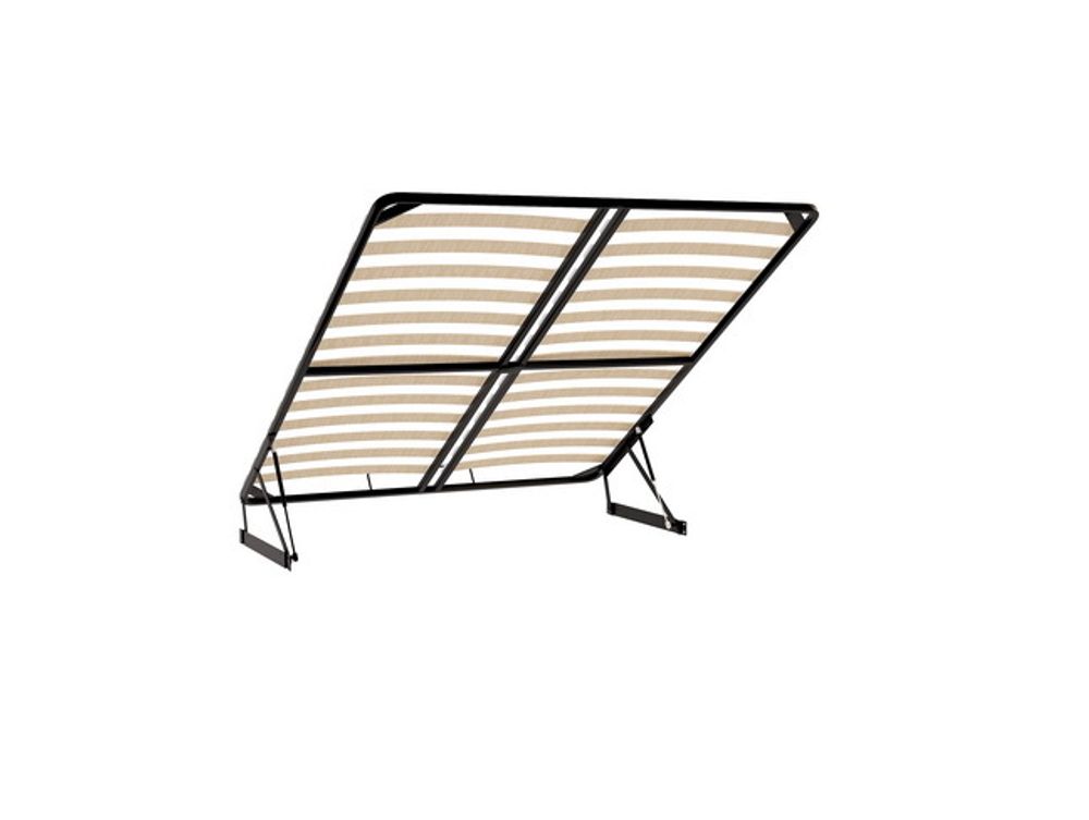 Кровать "Верона" с ортопедическим основанием (шоколад), экокожа, Мебельсон