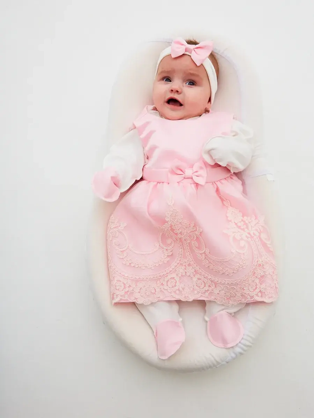 платье для новорожденной на выписку