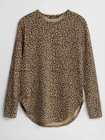 Лонгслив базовый трикотажный оверсайз