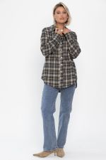 Рубашка Денни (бежево-коричневая) Б14136-7М LT Collection