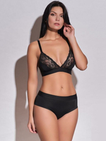 Трусы-танга с низкой линией талии Liza (Размер: L) (Цвет: черный)