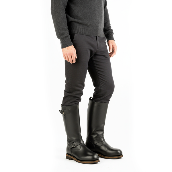 Унты-сапоги (байкеры) мужские из кожи теленка