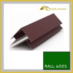 Угол наружный сложный 75мм RALL 6002-Лиственно- зеленый 0,45мм 2м