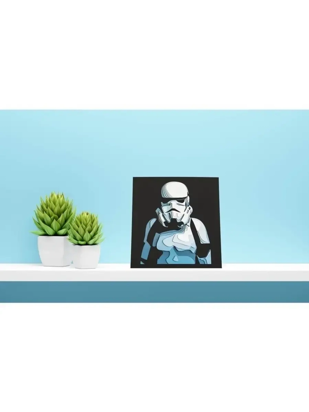3D Картина по номерам Штурмовик империи, герои Star wars