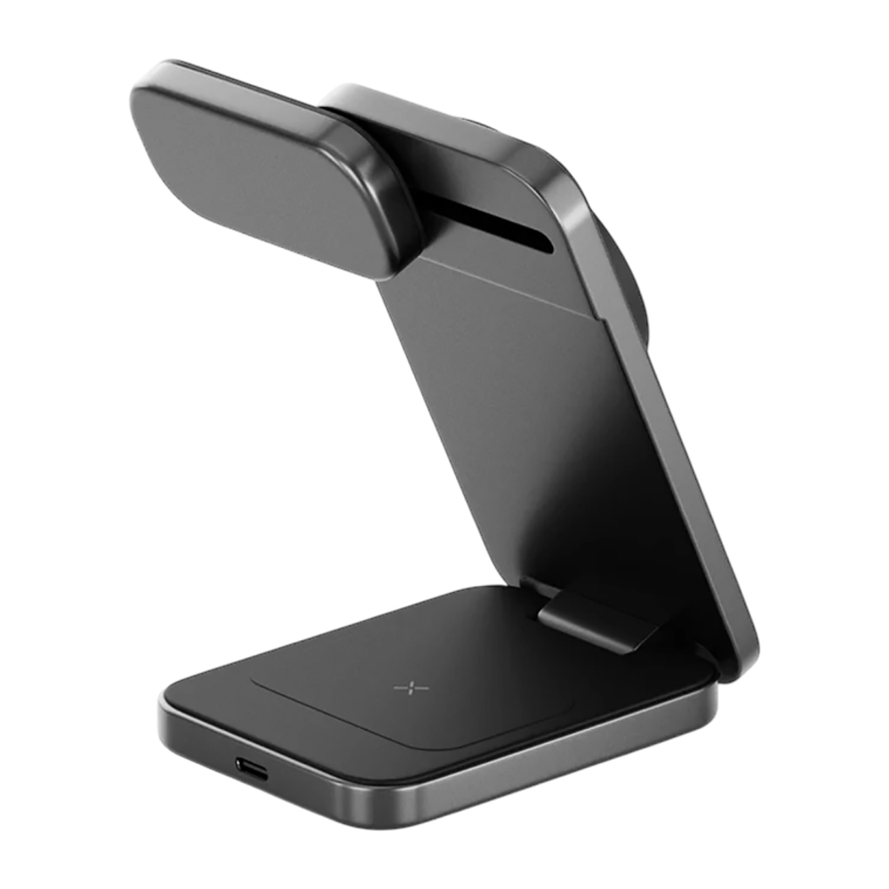 Складная зарядная станция MagSafe Energea MagTrio Plus для iPhone, Apple Watch и AirPods (Qi2) Беспроводная зарядка: Qi 15 Вт, Qi 5 Вт, магнитное крепление для зарядки Apple Watch (Qi 2,5 Вт). Проводная зарядка: нет. Сертификация Qi2