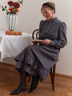 Платье с оборками